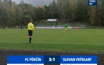 FC Pěnčín : Slovan Frýdlant A 3:1 (1:1)