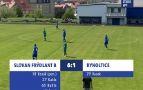 Slovan Frýdlant B : FK Rynoltice 6:1