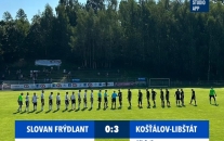 Slovan Frýdlant A : FK Košťálov - Libštát 0:3 (0:0)