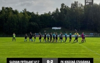 Dorost U17 : FK Krásná Studánka 0:2