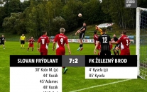 Slovan Frýdlant A : FK Železný Brod 7:2 (3:1)
