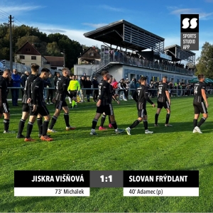 TJ Jiskra Višňová : Slovan Frýdlant A 1:1 (1:0)