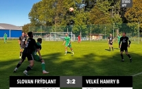 Slovan Frýdlant A : TJ Velké Hamry B 3:2 (0:2)