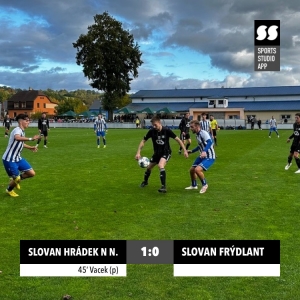 FK Slovan Hrádek nad Nisou : Slovan Frýdlant A 1:0 (1:0)