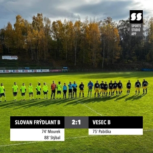 TJ Slovan Vesec : Slovan Frýdlant B 1:2 (0:0)